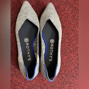 Rothy’s The Point Gray Flats Women’s Sz 7.5